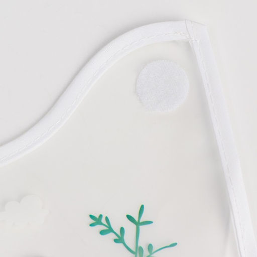 Нагрудник для кормления Baby of nature непромокаемый на липучке, с карманом - Крошка я фото 6