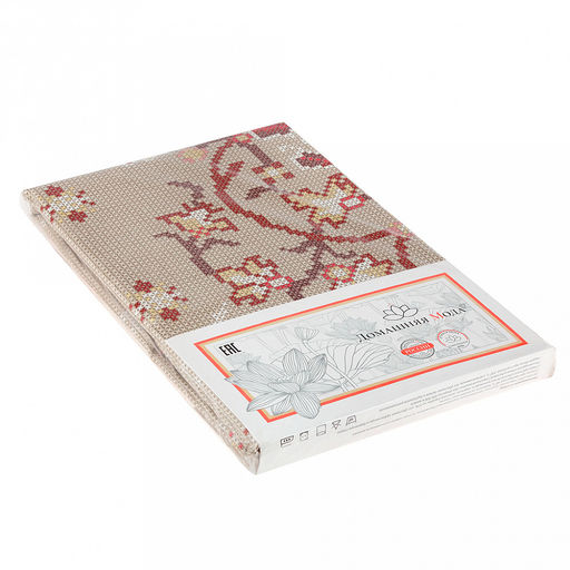 "Ришелье-2" Скатерть-дорожка на стол 50х145см, хлопок "Премиум" 186г/м2, "Домашняя мода" (Россия)