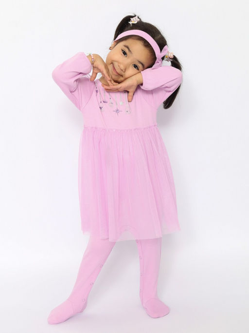 CRB wear/CWNG 90210-45 Комбинезон для девочки,лаванда/Ex.Cherubino  фото 3