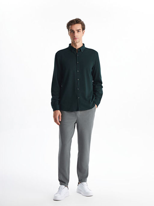 Slim Fit Uzun Kollu Erkek G?mlek