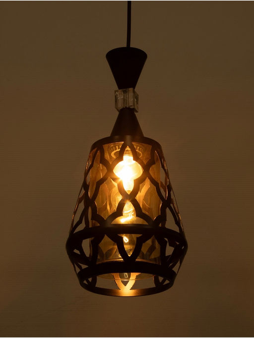 Светильник потолочный BayerLux Nadine, 1×40 Вт, Е27, черный, 16×16×36 см