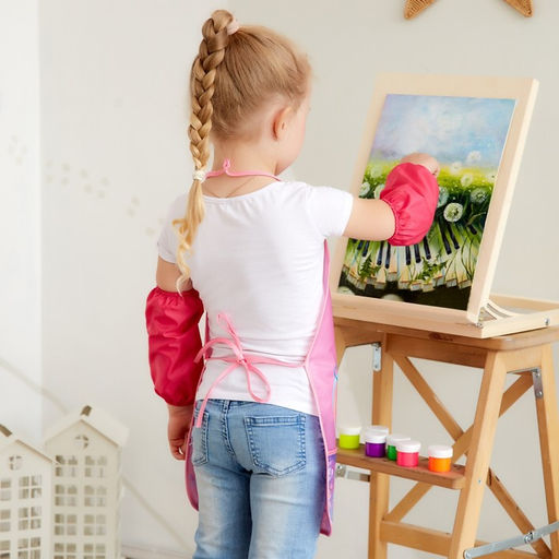 Фартук с нарукавниками детский Этель «Fashion girl», 49×39 см