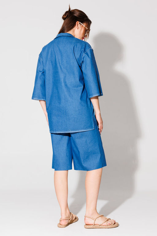 Шорты NIKVA н538.3 синий  фото 3