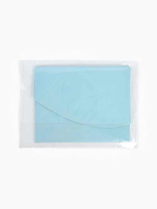 Цена за 2 шт. Воздушные шары фольгированные 17" "Сердце" цвет голубой сатин, набор 5 штук