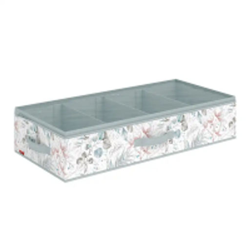Кофр для хранения обуви со съемными перегородками, 4 секции, 70*35*15 см, BOTANIC - Valiant фото 7