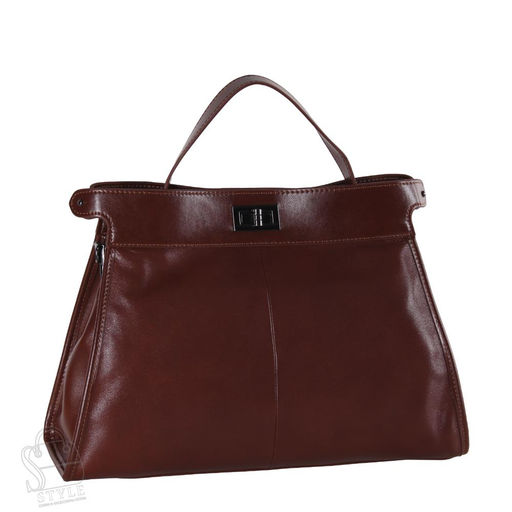 Сумка женская кожаная 9903NN brown Natale Navetta в Новосибирске