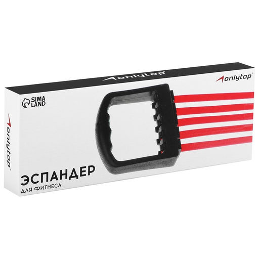 Эспандер грудной ONLYTOP, 35 кг, МИКС