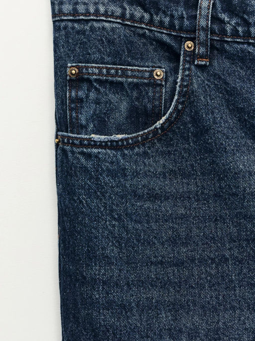 Джинсы relax fit с эффектом стирки / Zarina