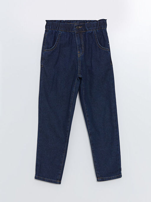 Beli Lastikli Wideleg K?z ?ocuk Jean Pantolon