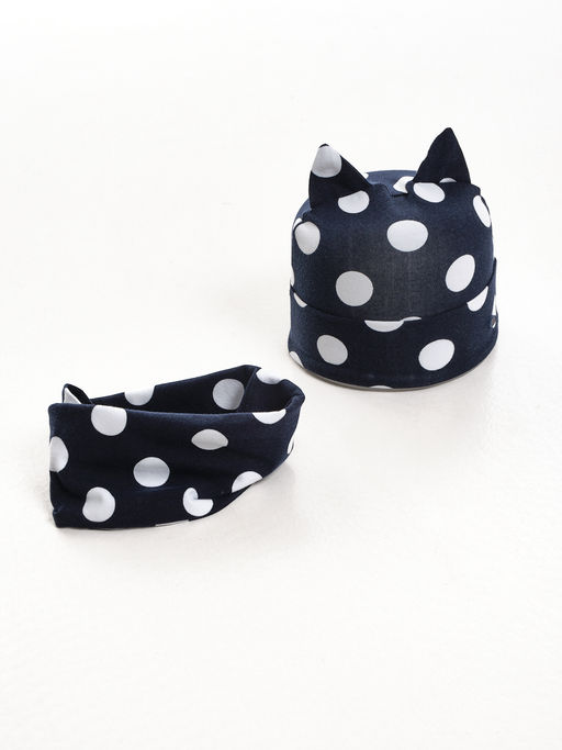 Комплект (шапка+снуд) UD 3012 горох - Mini maxi фото 3