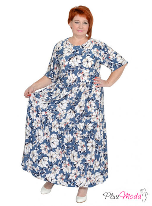 Платье Модель №1193 размеры 44-84 - Plusmoda фото 7