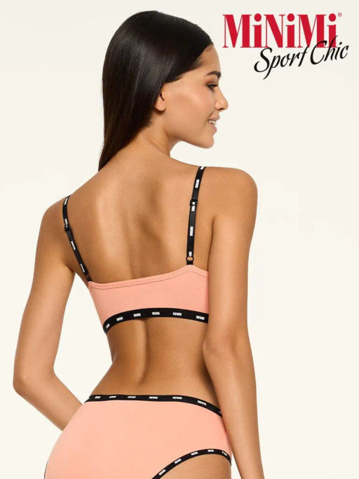 MS121 Top (Топ на тонких бретелях) - salmone - Minimi фото 9