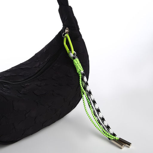 Сумка женская через плечо, цвет черный 30*14*10 см - Nazamok фото 4