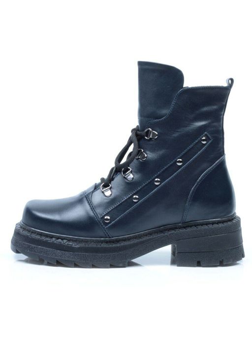 04-926-LACI DARK BLUE Ботинки зимние женские (натуральная кожа, натуральный мех) - Фабричный китай фото 13