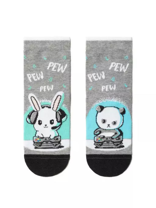 Носки дет.TIP-TOP 17С-10СП, р.18 (48/6) - 460 СЕРЫЙ - Conte elegant фото 3