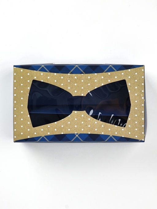 Цена за 5 шт. Кондитерская упаковка для макарун с окном, Настоящему мужчине, 11?19?5.5 см