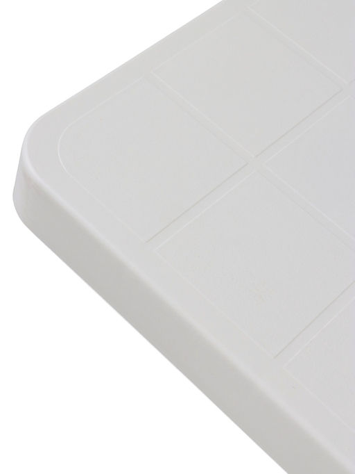 Стол садовый «Атлант», 80×80×76.5 см, квадратный, пластиковый, белый