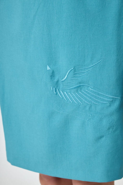 Платье ANELLI 351 светло-голубой  фото 3