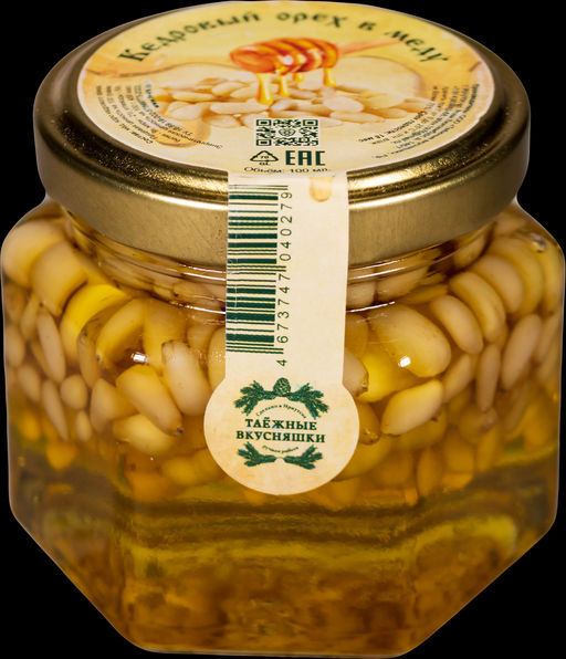 Кедровый орех в меду, 100мл ХИТ - Таeжные Вкусняшки фото 2