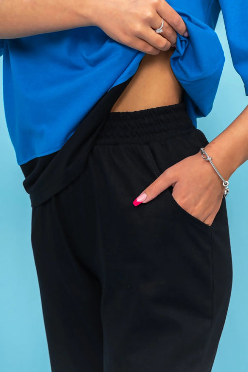 Костюм женский, цвет черный синий