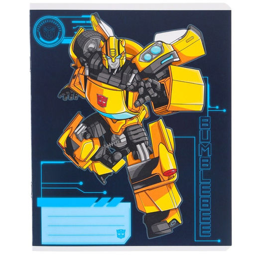 Цена за 10 шт. Тетрадь 12 листов, линейка, Трансформеры, 5 видов МИКС, Transformers - Hasbro фото 19