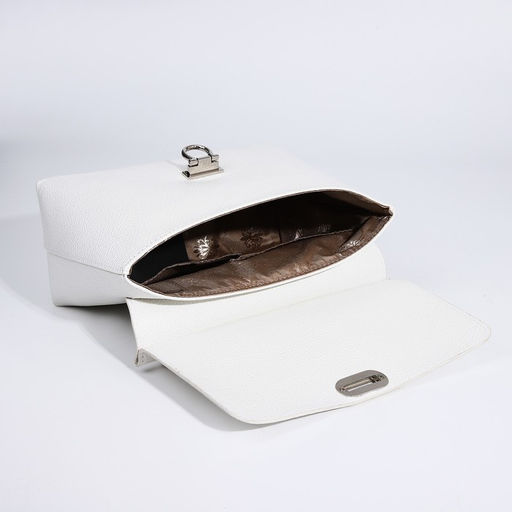 Сумка женская TEXTURA, мессенджер, средний размер, цвет белый  фото 8