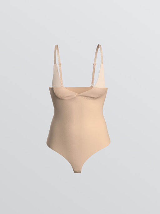 D?z Ask?l? Kad?n Bodysuit Korse