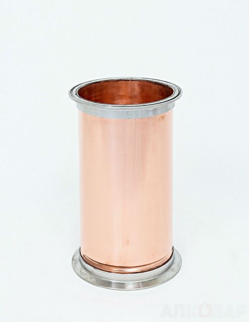 Аламбик Вискарный с колонной АЛКОВАР 10л с клампами 4"и1,5"
