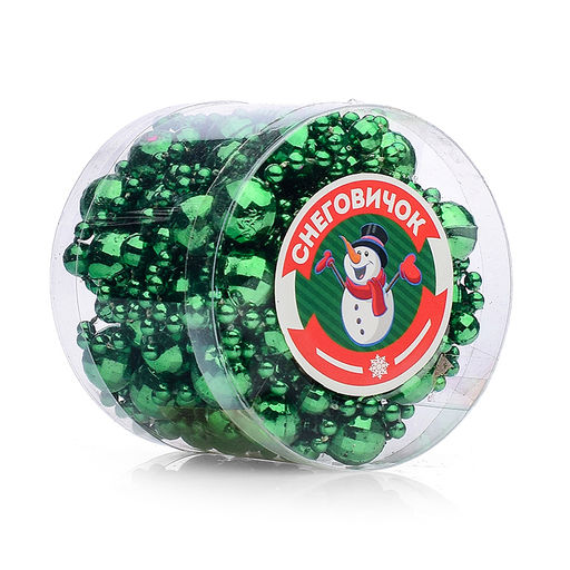 Новогоднее украшение "Бусы" 5м, в банке