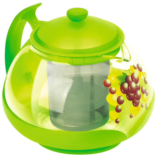 Чайник заварочный Decotto-G-750 с пластиковой ручкой, фильтр из нерж.стали 750мл 910114