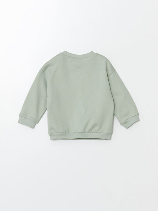 Bisiklet Yaka Erkek Bebek Sweatshirt