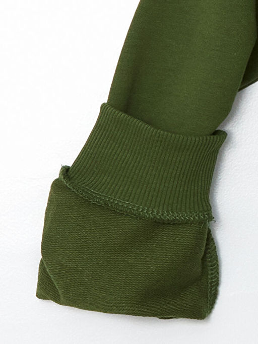 Bisiklet Yaka Minecraft Bask?l? Erkek ?ocuk Sweatshirt - Waikiki фото 3