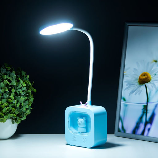 Лампа настольная RISALUX «Мишка», светодиодная, 5 Вт, USB, АКБ, МИКС, 5×10×43 см