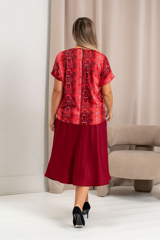 Блузка ТБ-97ш красный