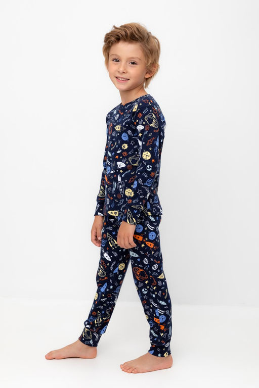 К 1552/24/космические ракеты на гл.синем пижама дет