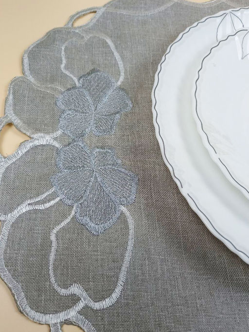 Набор плейсмат серые 35*45 см OLS-918-3