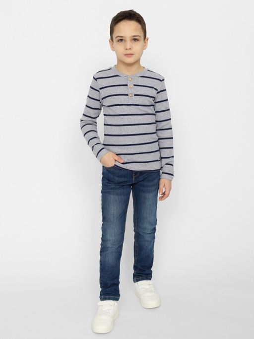 CRB wear/CSKB 63465-11-353 Джемпер для мальчика,светло-серый меланж/Ex.Cherubino  фото 3