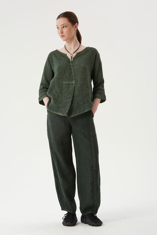 Блуза ЛЕН ПК - Жан и параскева фото 8