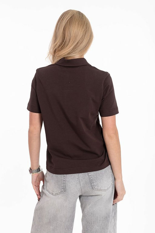 Футболка-поло М324273к коричневый