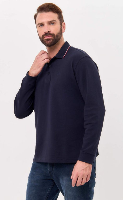 Поло д/р F421-07-702 d.blue - Fine joyce фото 7