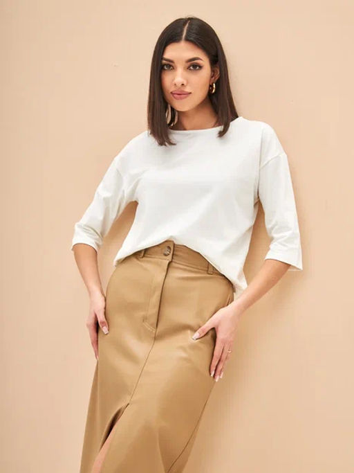 Лонгслив F112-1001. white - Fine joyce фото 6