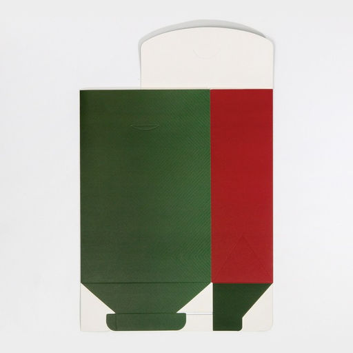 Цена за 2 шт. Коробка подарочная новогодняя складная «Венок», 15 х 7 х 22 см, Новый год