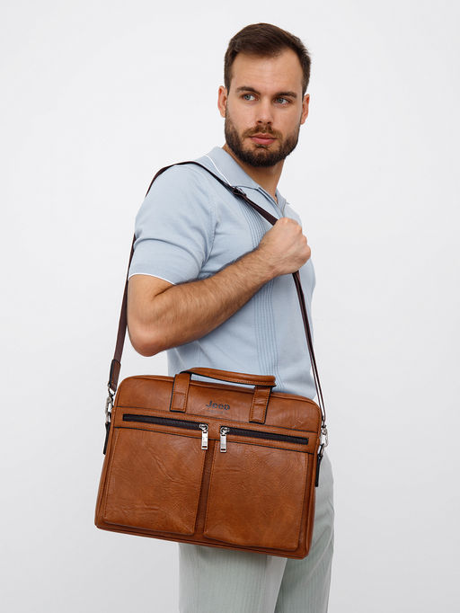 Портфель 6677-3 brown Jeep