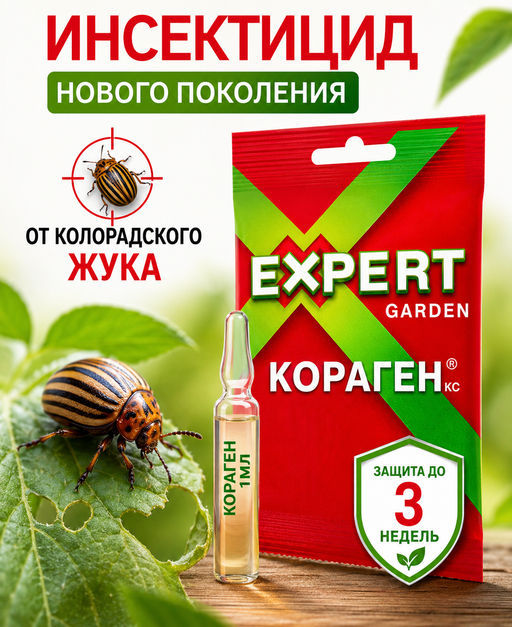 Кораген Картофель, Томат (1мл) ср-во от колорадского жука - Зеленые технологии фото 5
