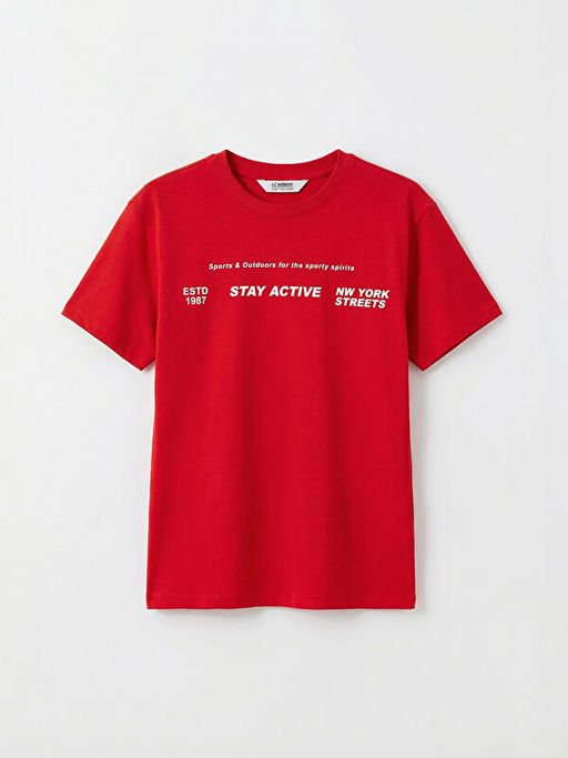 Bask?l? Erkek ?ocuk Ti??rt