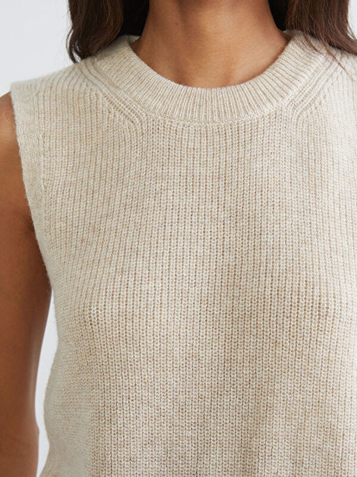 Bisiklet Yaka Kad?n Triko S?veter