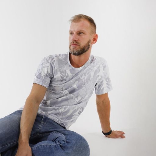 Футболка SL "Tropic white", 48, белый