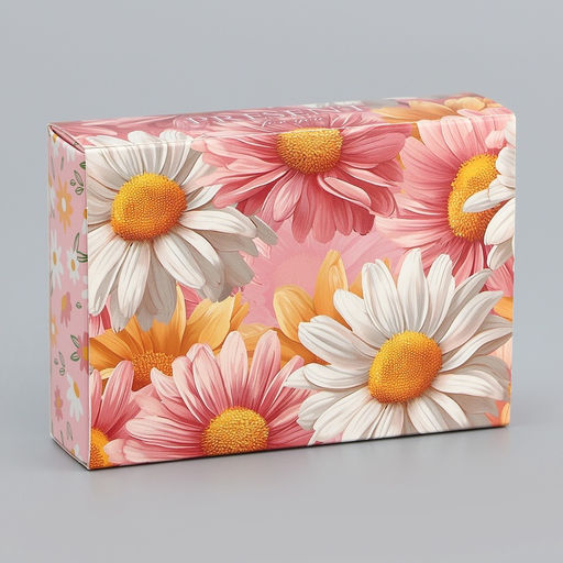 Цена за 2 шт. Коробка складная для 6 конфет Презент, 13.7?9.8?3.8 см