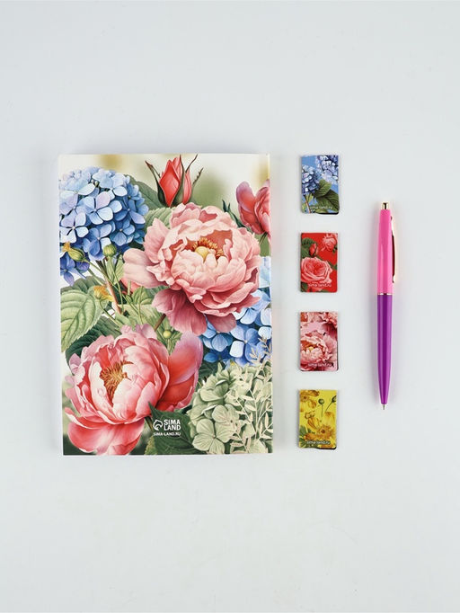 Подарочный набор, ежедневник А5, магнитные закладки, ручка «С 23 февраля»