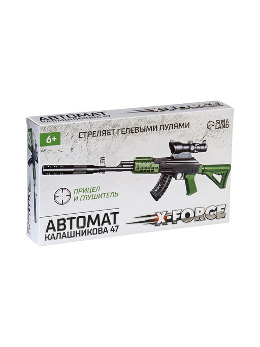 Автомат Калашникова 47, стреляет орбизами 7-8 мм - Woow toys фото 5